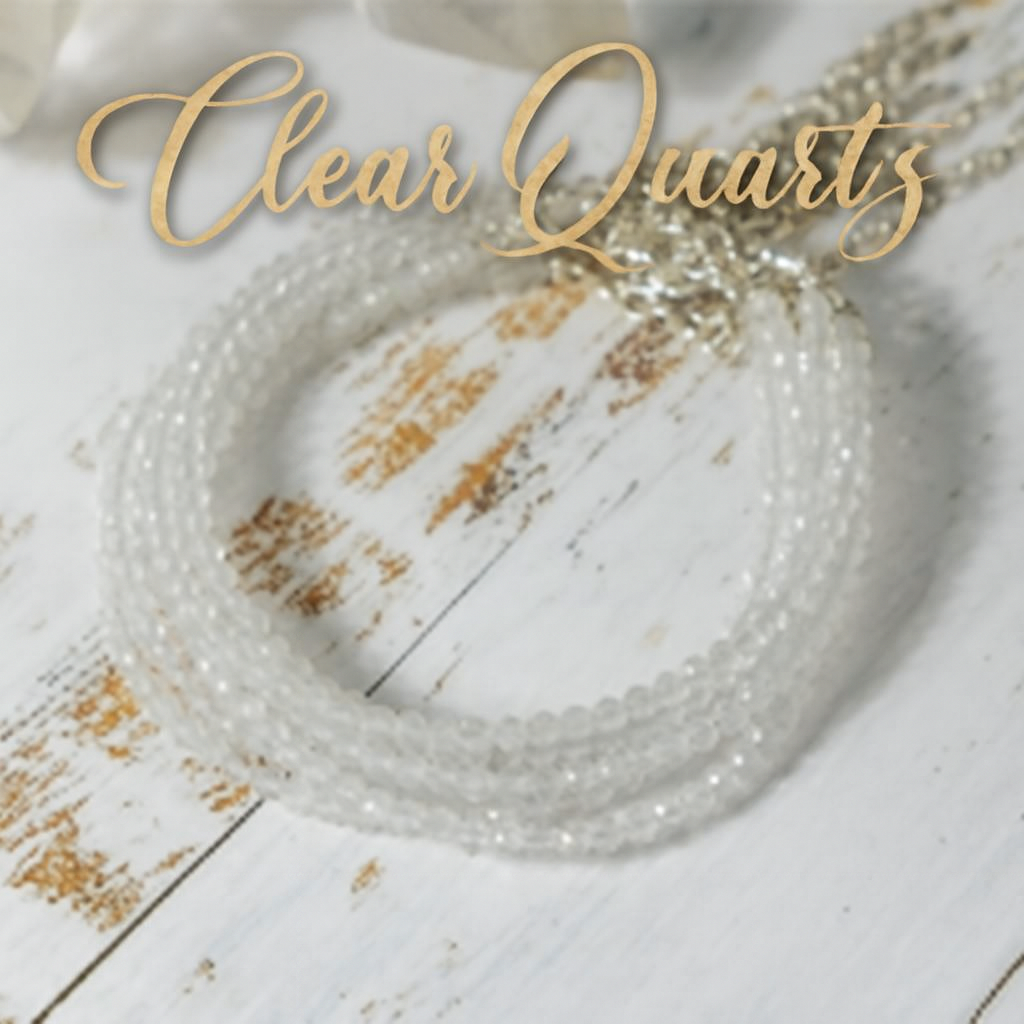 Clear Quartz Anklet
