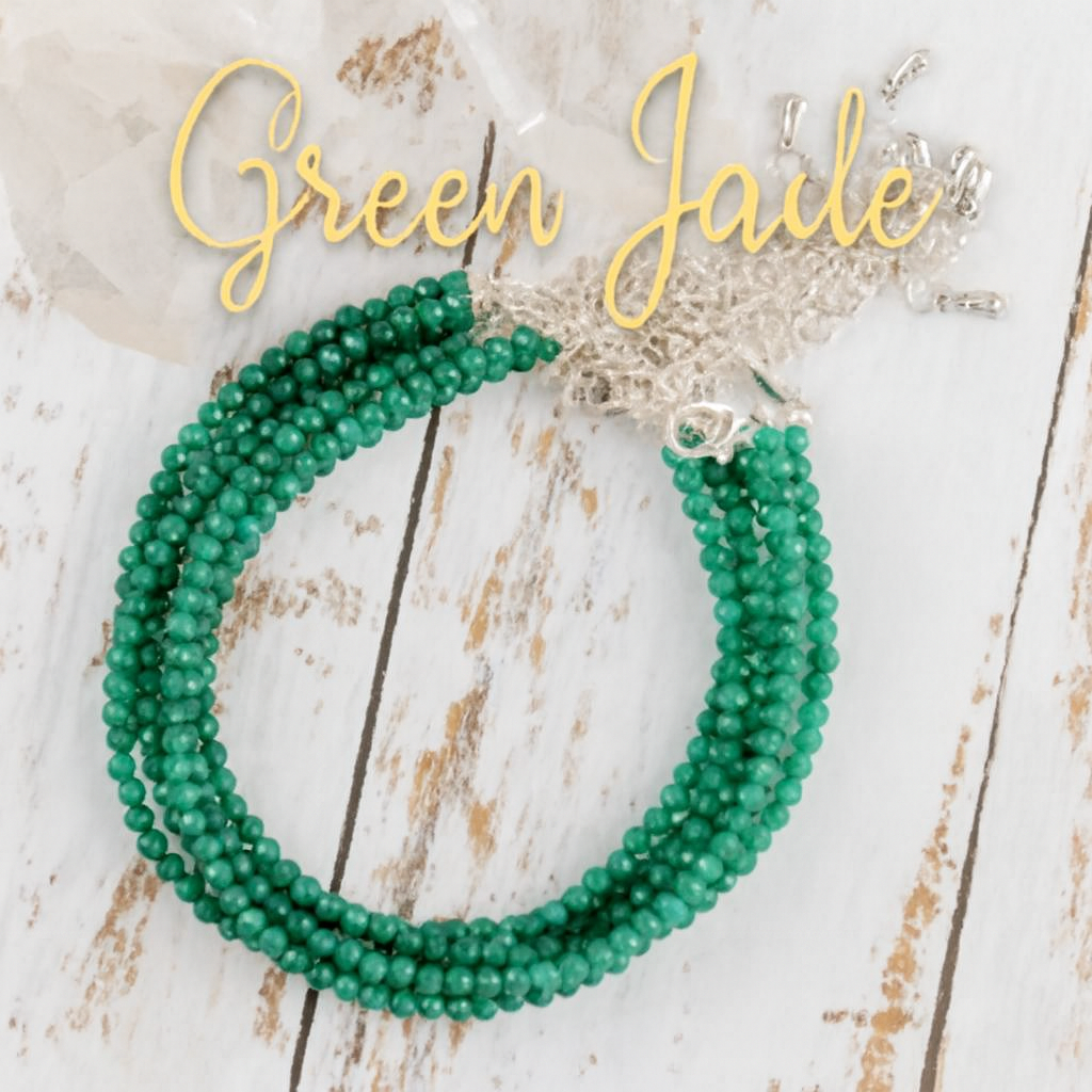 Green Jade Anklet