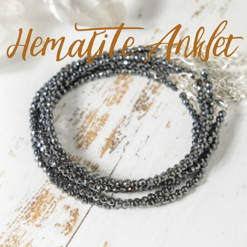 Hematite Anklet